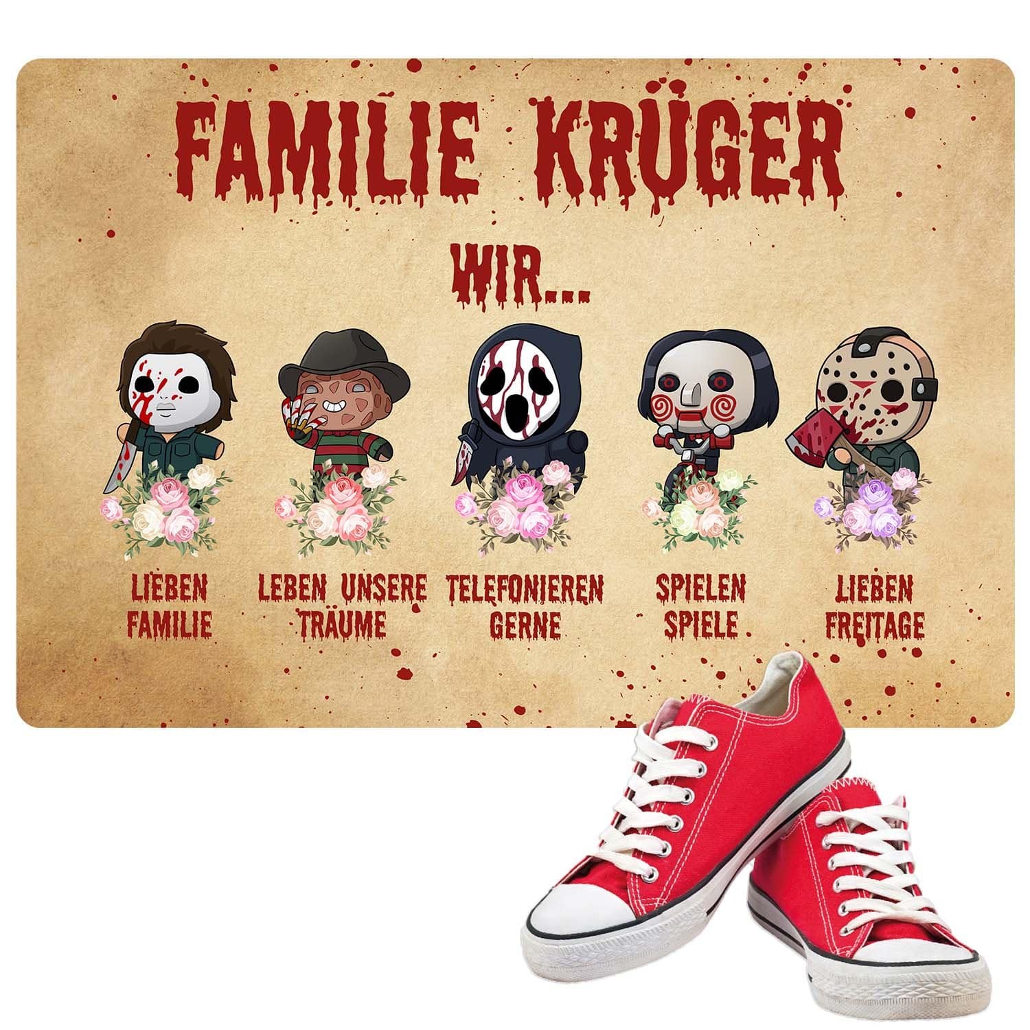 Fußmatte - Familie Horror