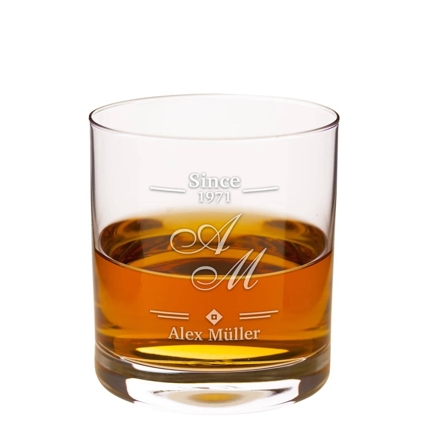Whiskykaraffe Luxus mit Initialien