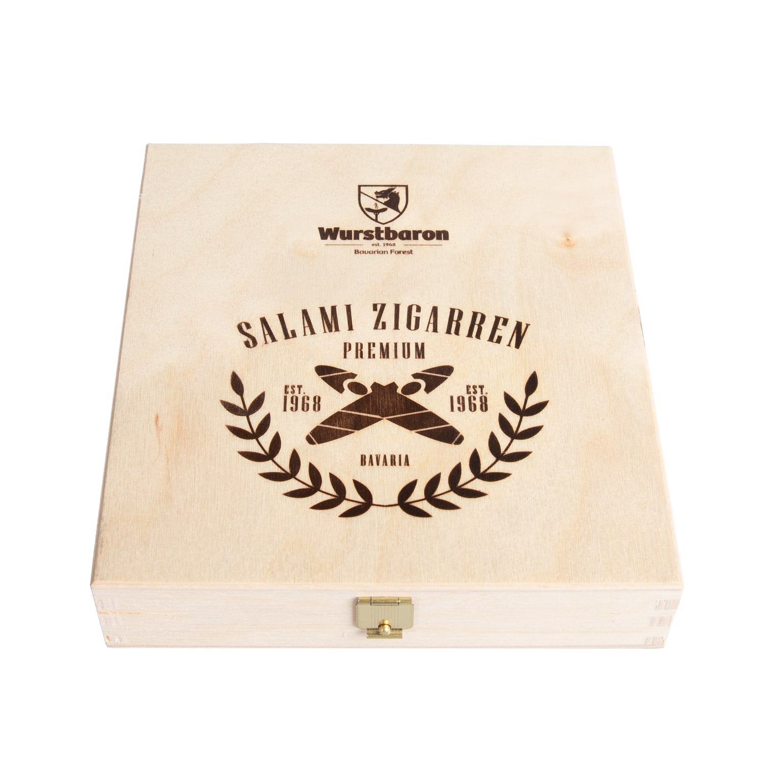 Salami Zigarren in Geschenkbox