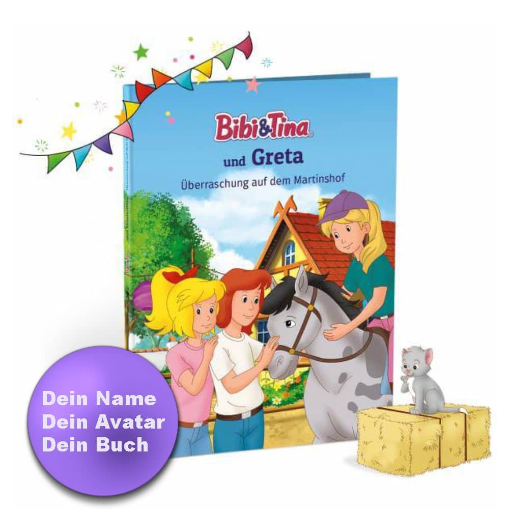Personalisiertes Kinderbuch - Bibi & Tina und Du auf dem Martinshof