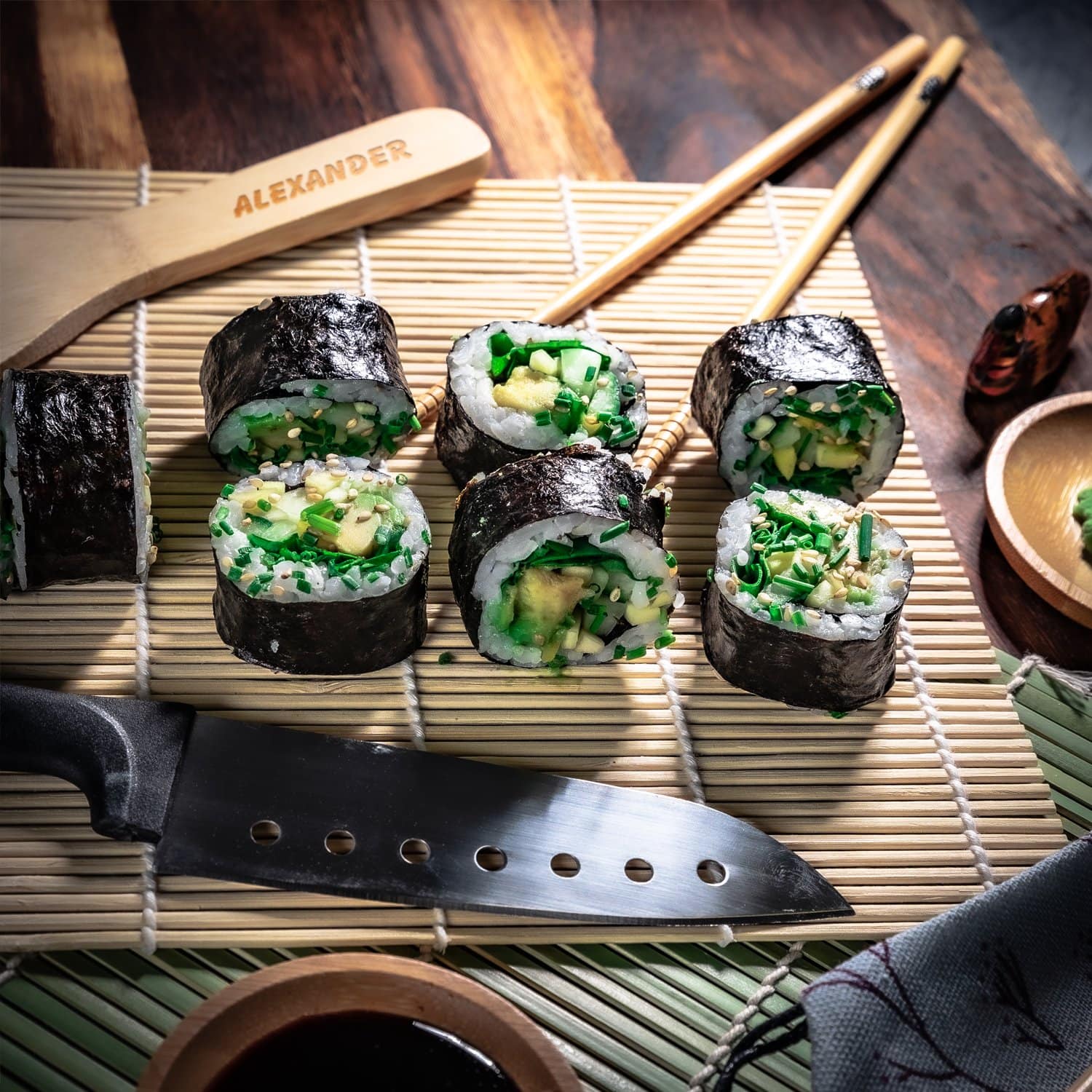 Sushi-Set mit Personalisierung
