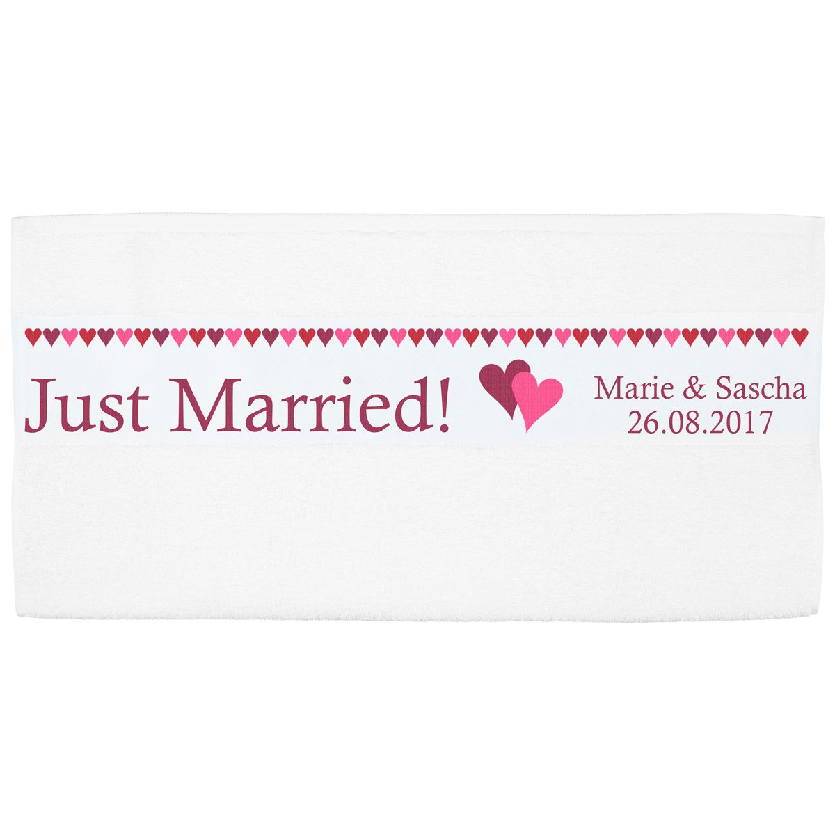 Handtuch - Just Married