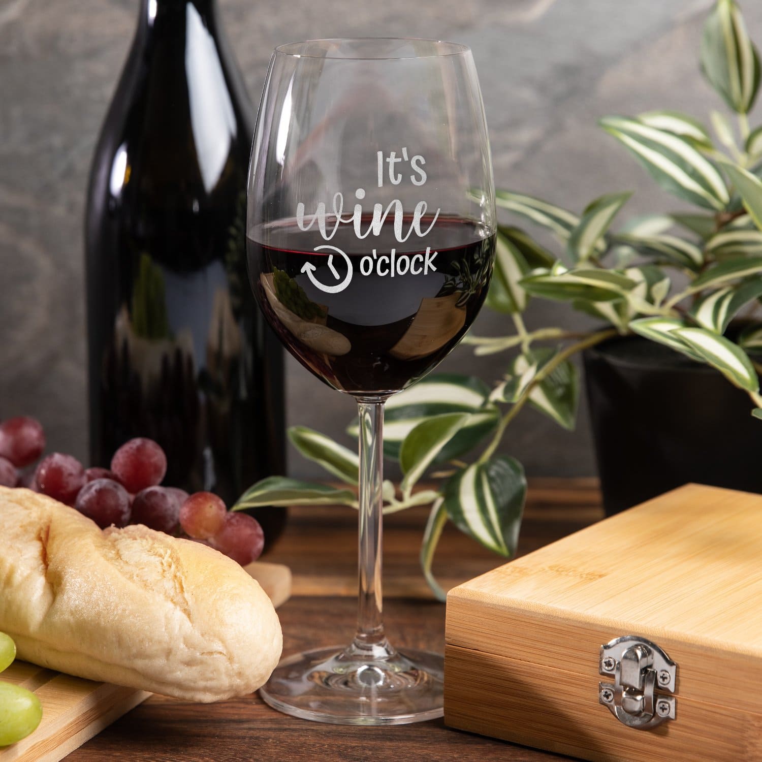 Weinglas - It´s wine o´clock