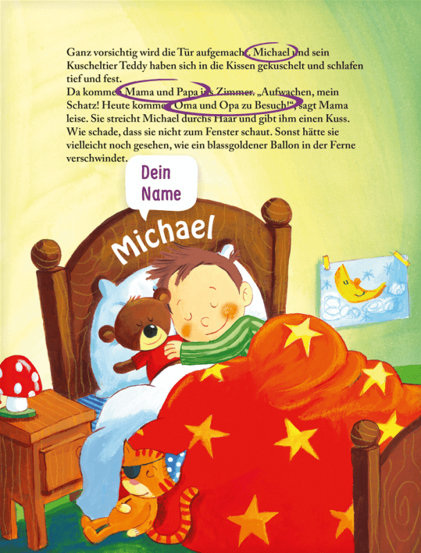 Personalisiertes Kinderbuch - Meine Gute-Nacht Geschichte